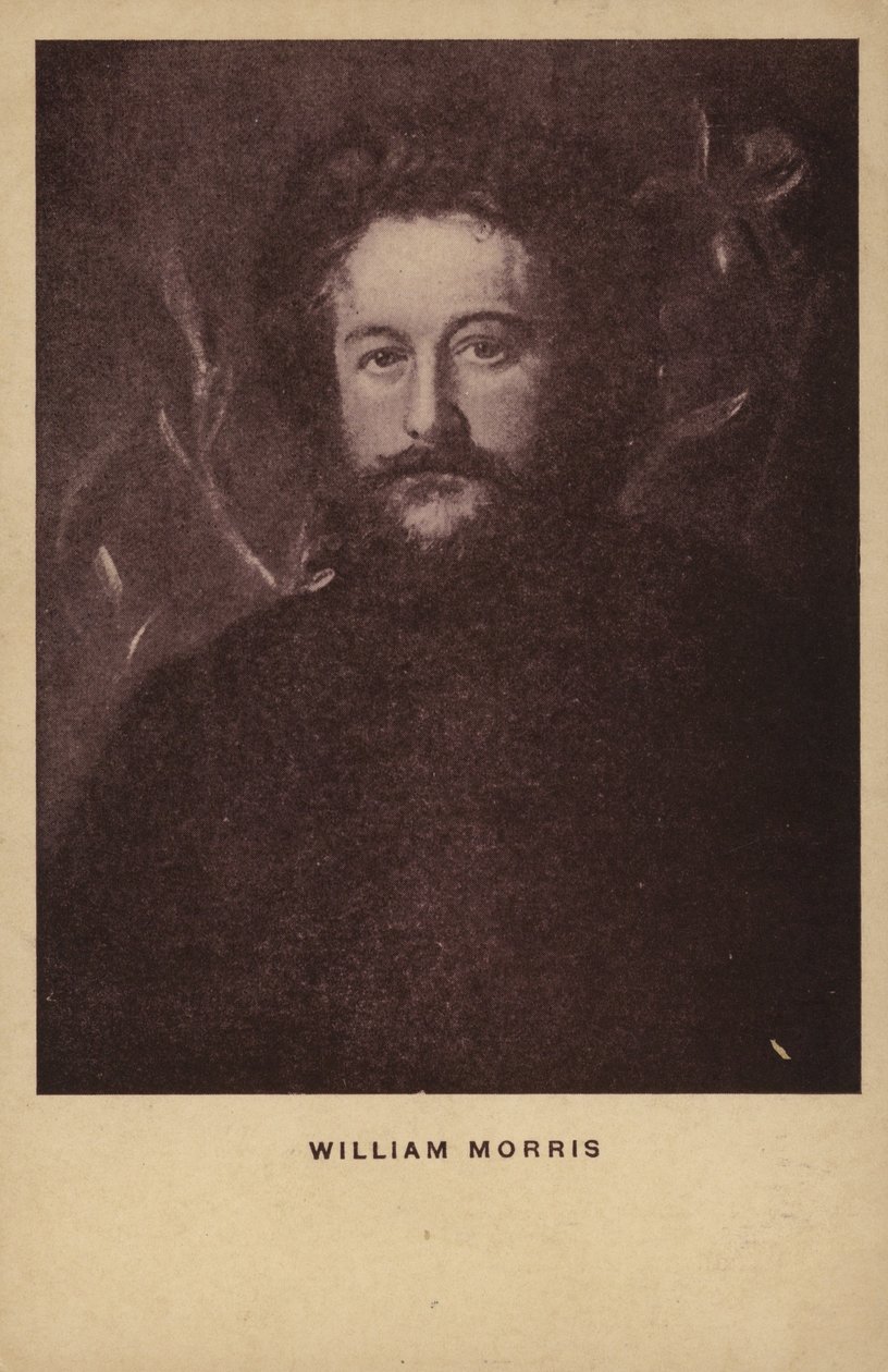 William Morris (1834-1896), englischer Textildesigner, Künstler und Schriftsteller von English School