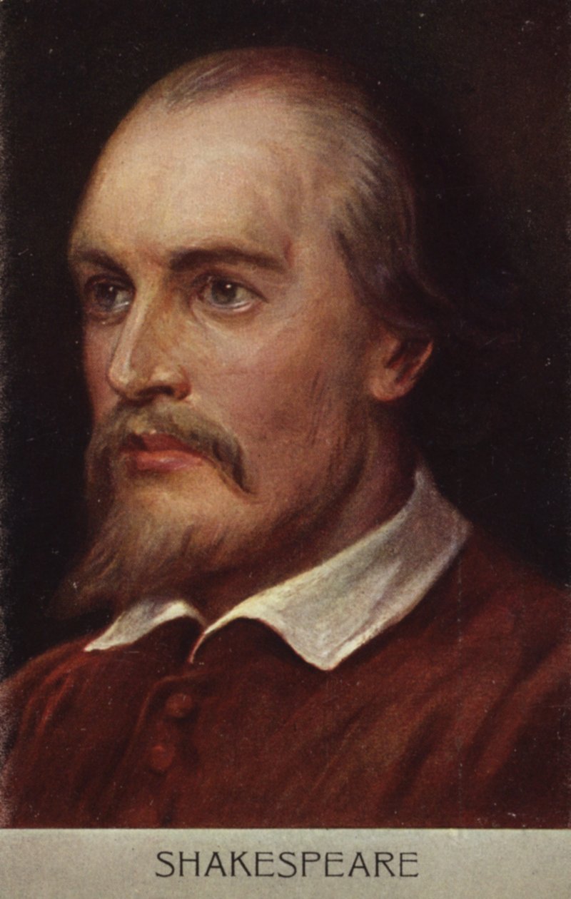 William Shakespeare (ca. 1564-1616), englischer Dramatiker und Dichter von English School