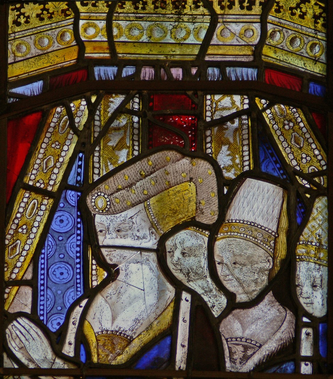 Fenster Ew zeigt Königin Elizabeth Woodville - die Töchter von von English School