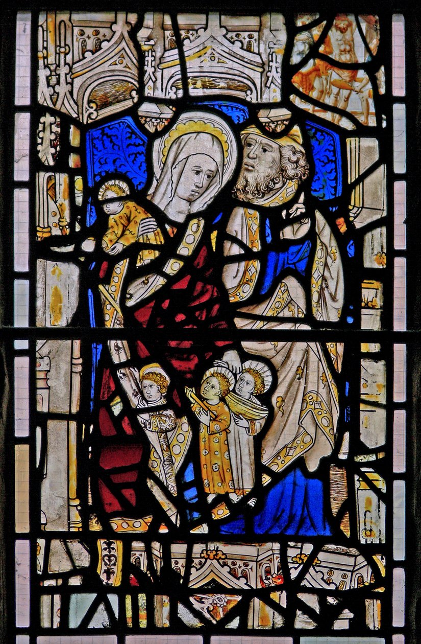 Fenster Ew zeigt St. Maria Kleophas, Alphaeus und ihre Kinder von English School