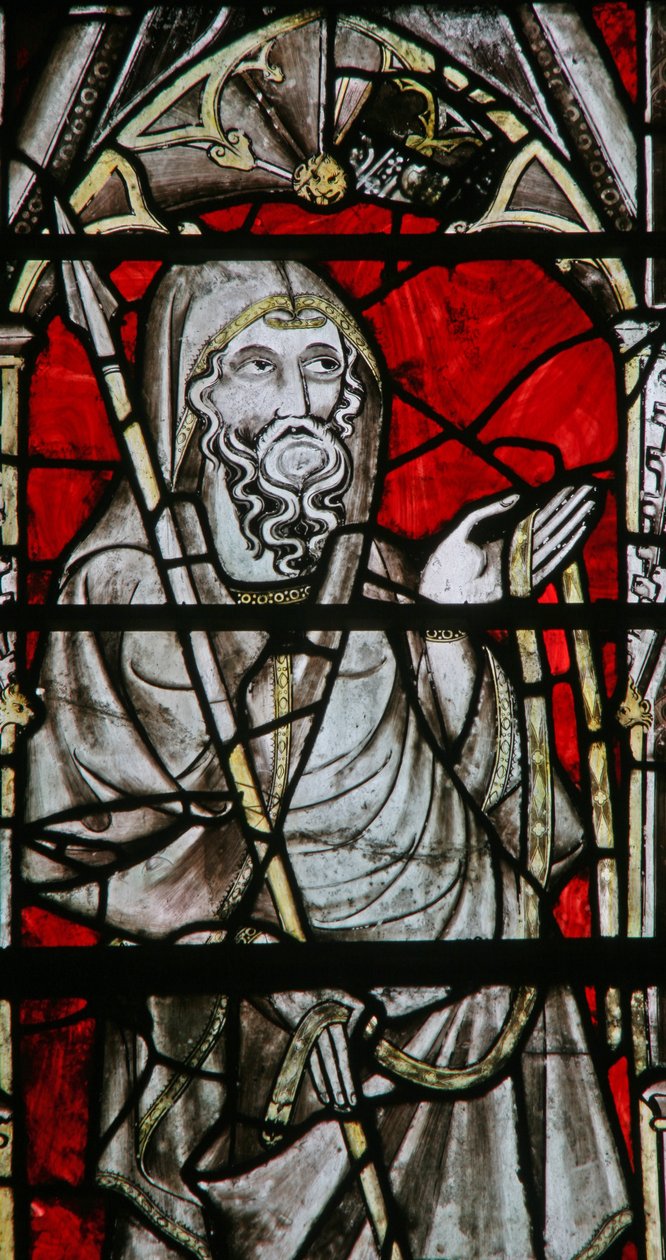 Fenster Ew, St. Thomas darstellend von English School