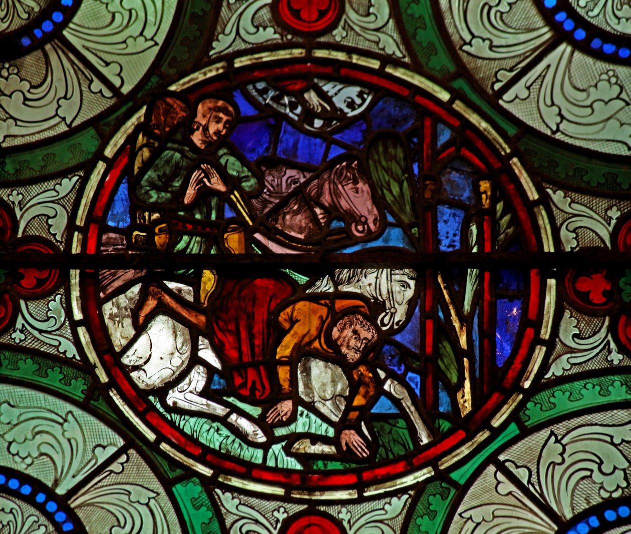 Fenster s16, Bekehrung des St. Paulus von English School