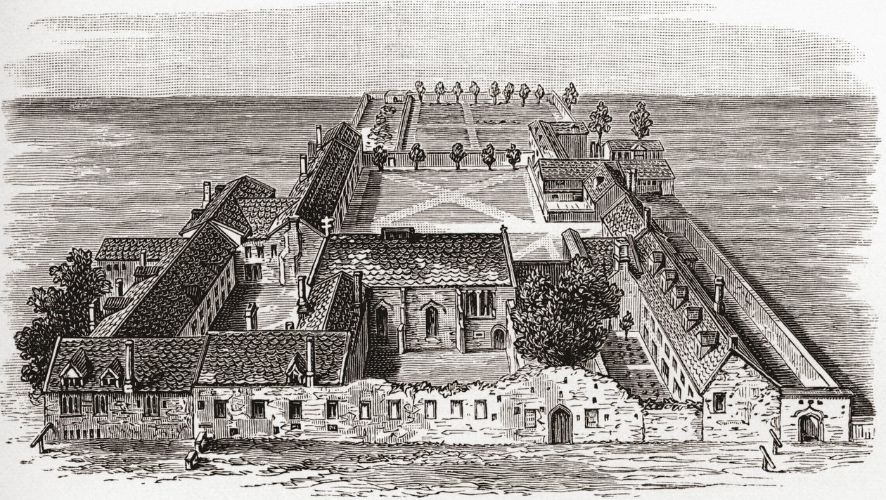 Worcester College, ehemals Gloucester Hall, Oxford ca. 1673, aus 