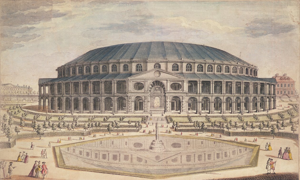 Ansicht der Royal Albert Hall von English School English School