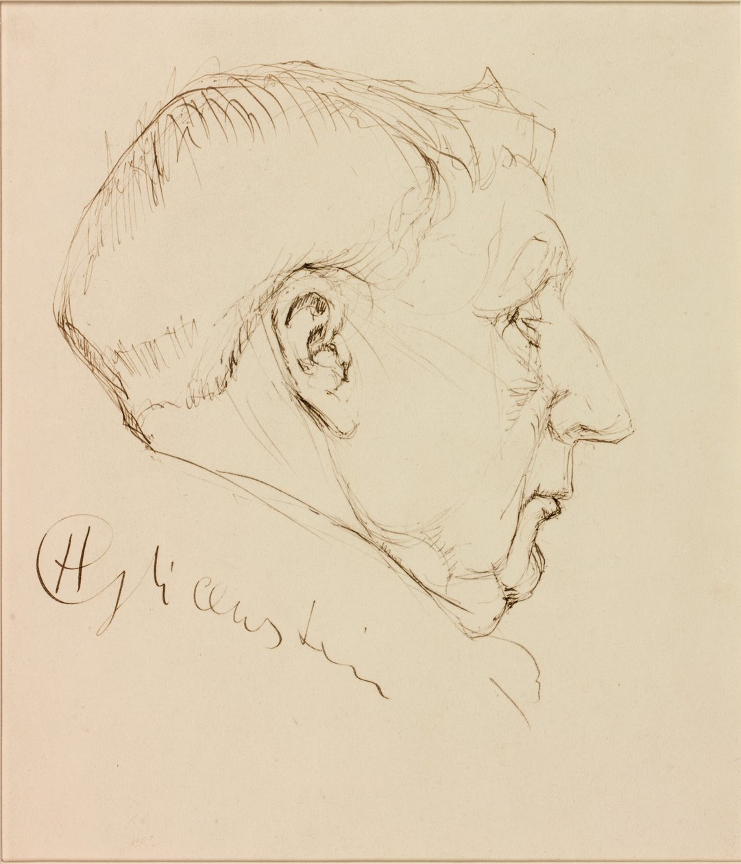 Porträt von George Horton von Enoch Henryk Glicenstein