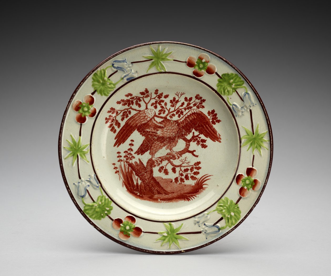 Teller, um 1818-1846 von Enoch Wood and Sons