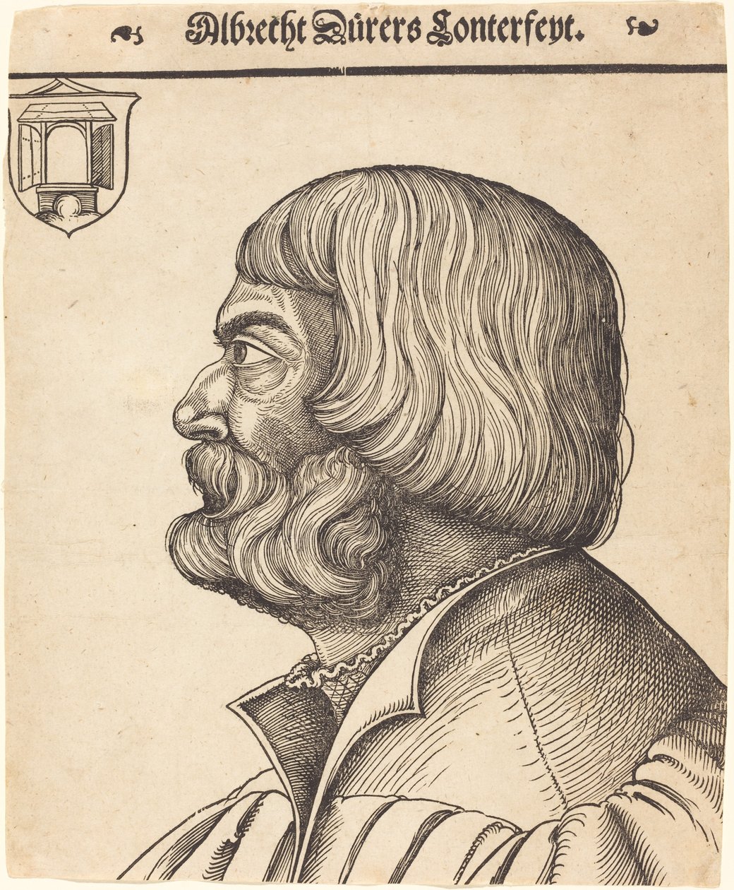 Albrecht Dürer im Alter von sechsundfünfzig Jahren von Erhard Schon