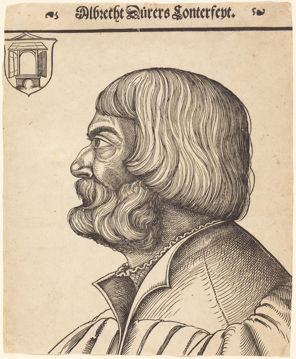 Albrecht Dürer im Alter von sechsundfünfzig Jahren von Erhard Schon