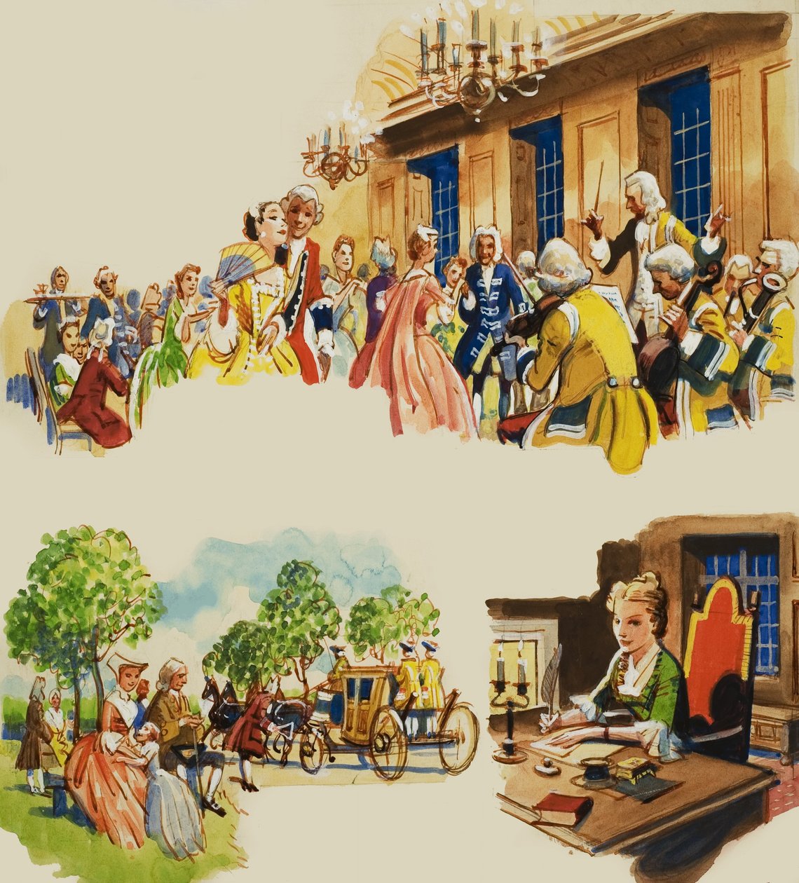 Englische Gesellschaft von Eric Parker