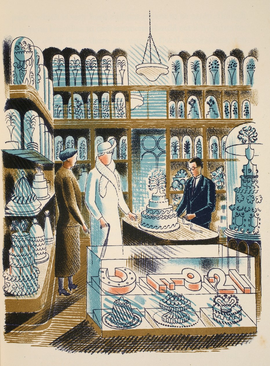 Hochzeitstorte, Illustration aus 