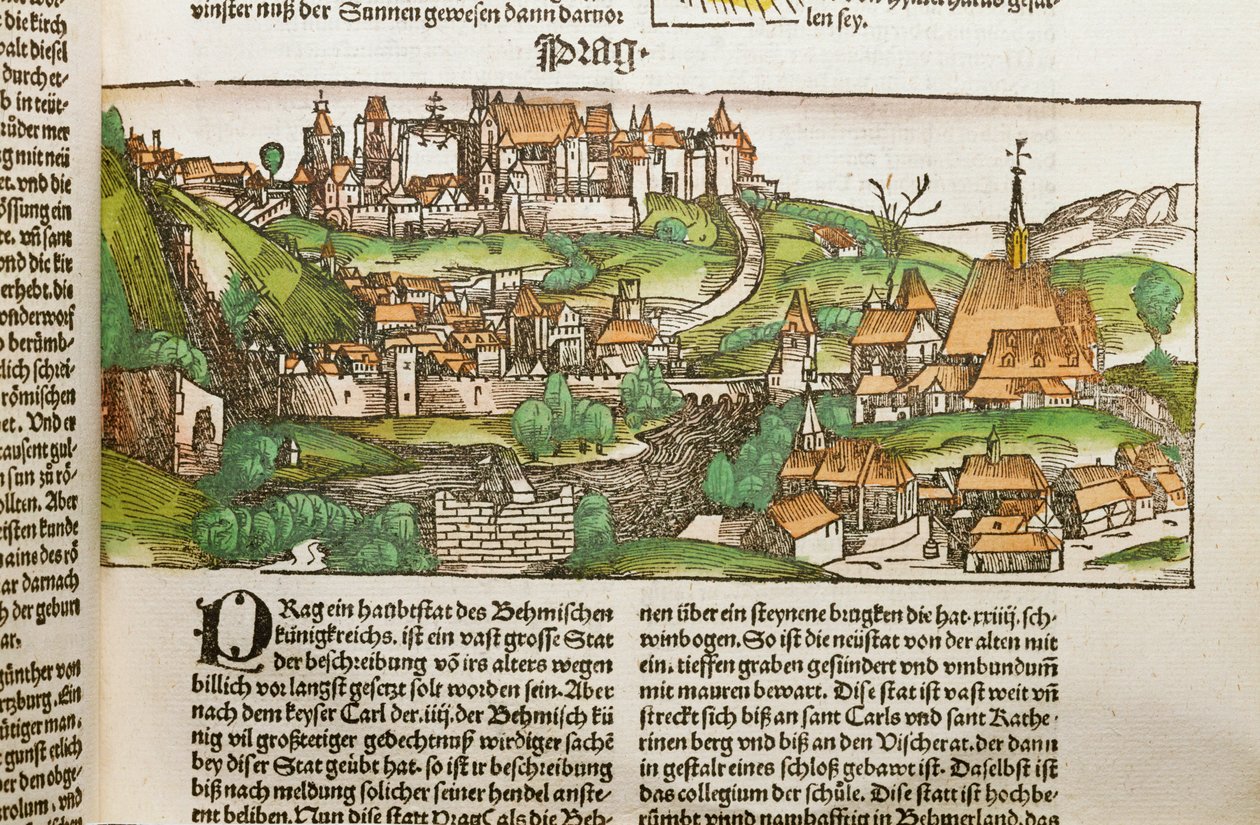 Ein Blick auf die Stadt Prag von Erich Lessing