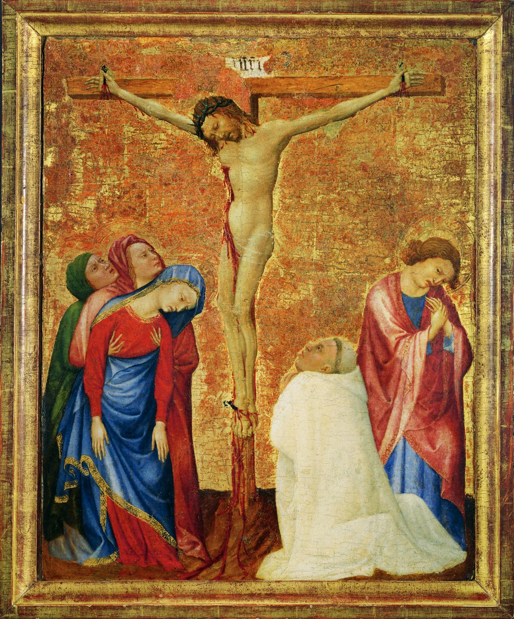 Kalvarienberg mit einem Kartäusermönch von Erich Lessing