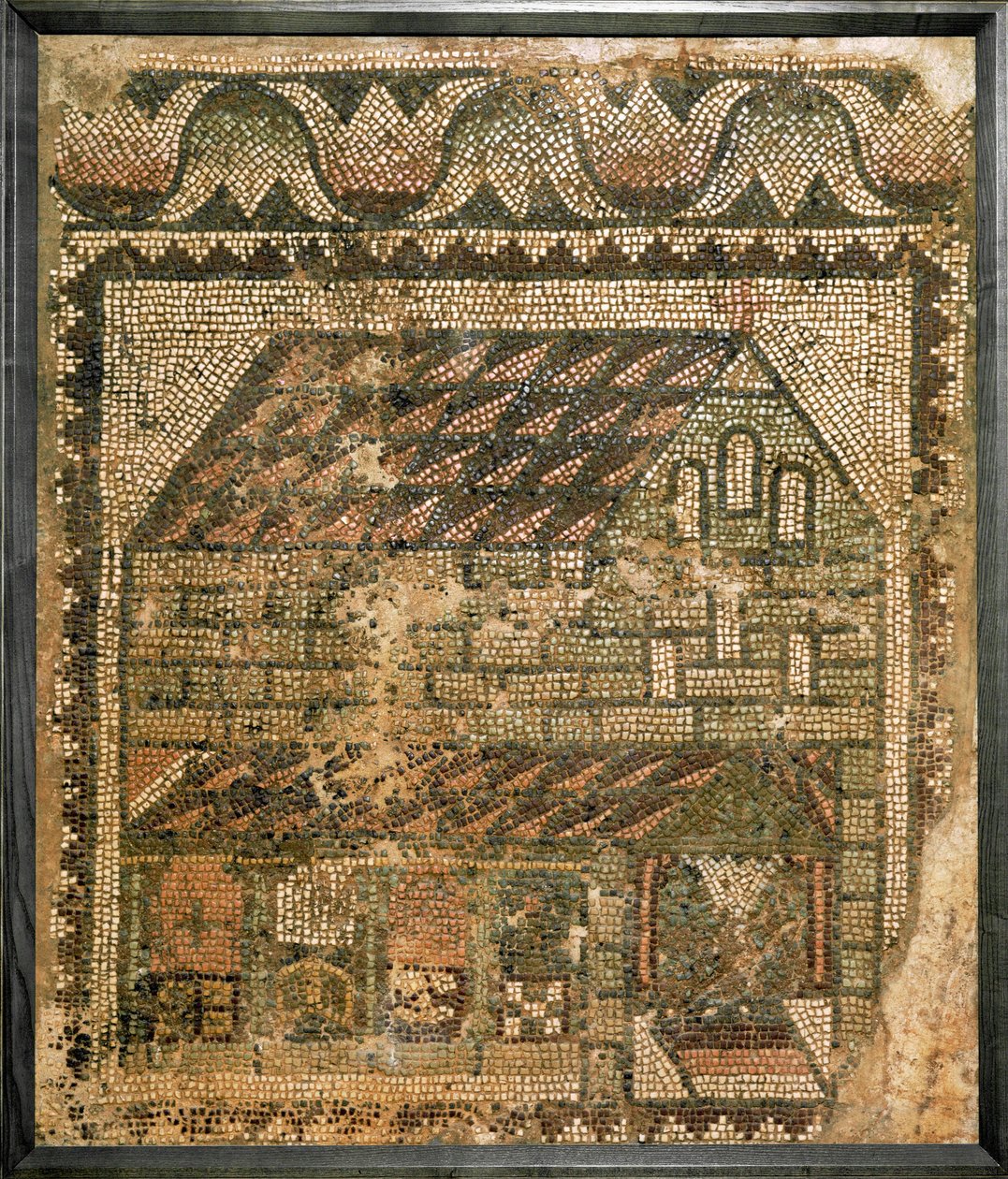 Christliche Kirche. Mosaik von Erich Lessing