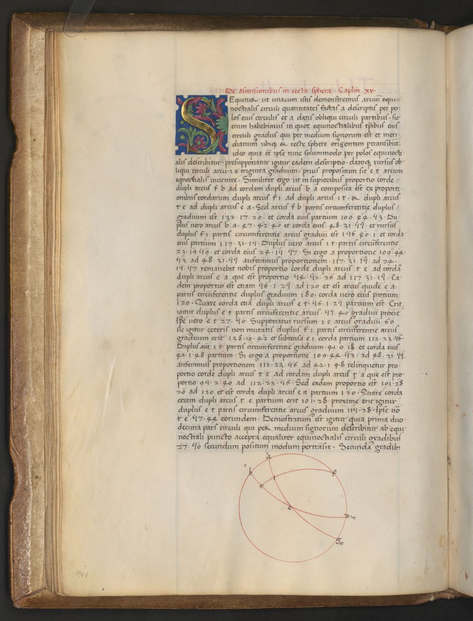 Vollseite: Text mit Initiale 