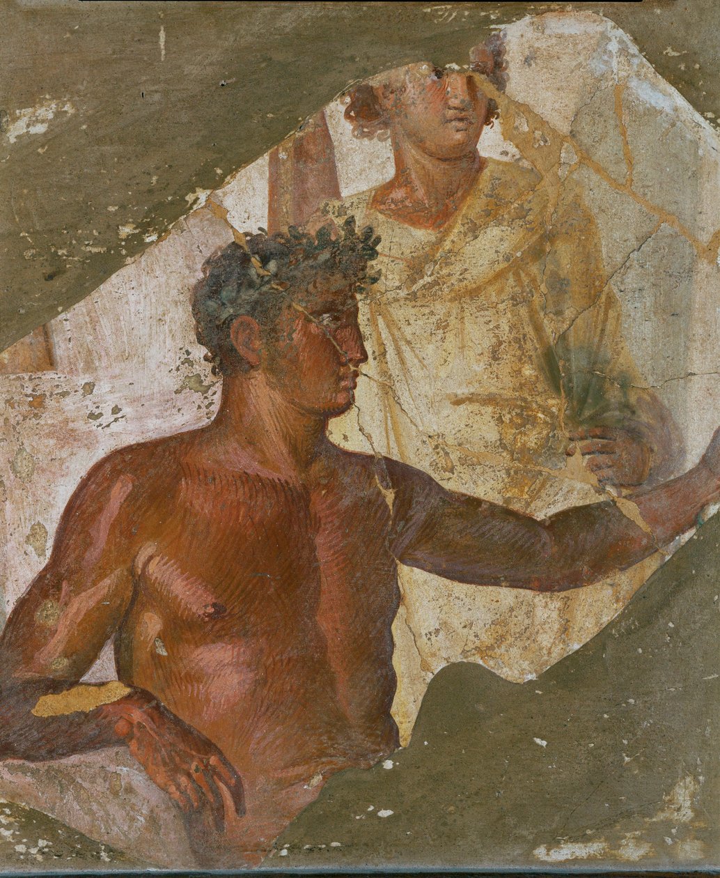Siegreicher Athlet, Pompeji, Italien (Fresko) von Erich Lessing