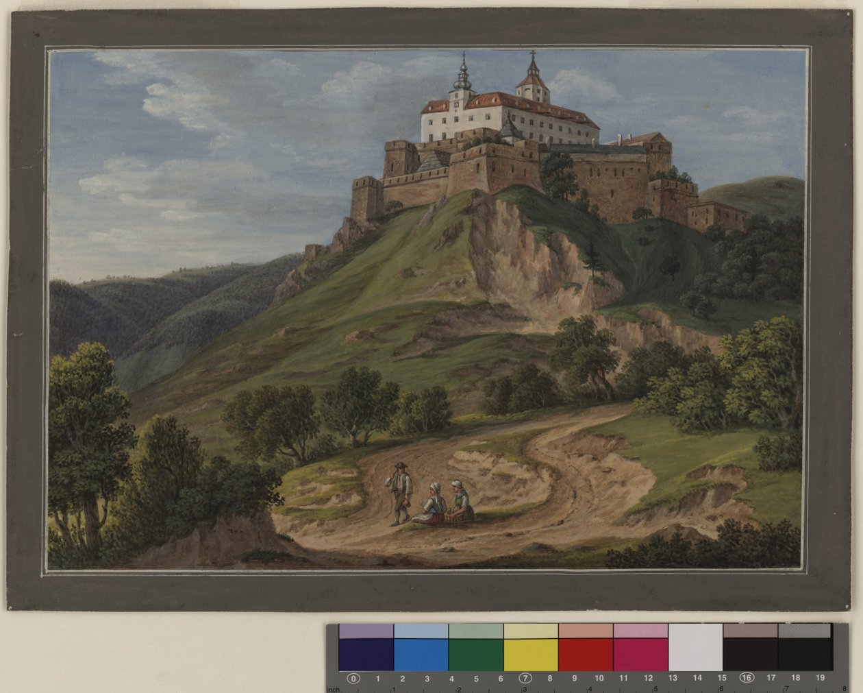 Ansicht von Schloss Forchtenstein in Ungarn von Erich Lessing