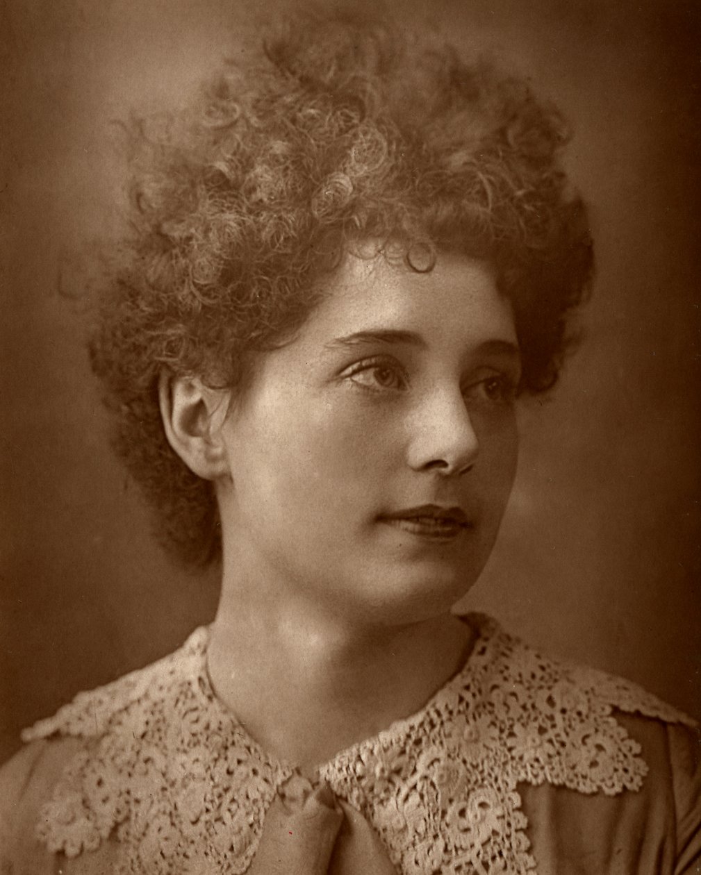 Blanche Horlock, britische Schauspielerin, 1887 von Ernest Barraud