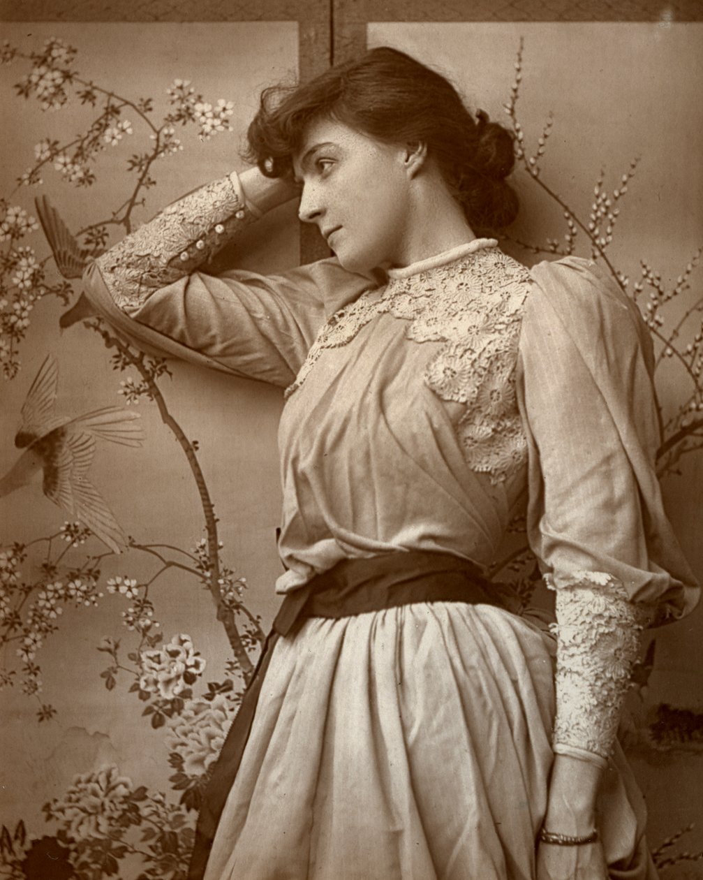 Cora Urquhart Brown-Potter, amerikanische Schauspielerin, 1887 von Ernest Barraud