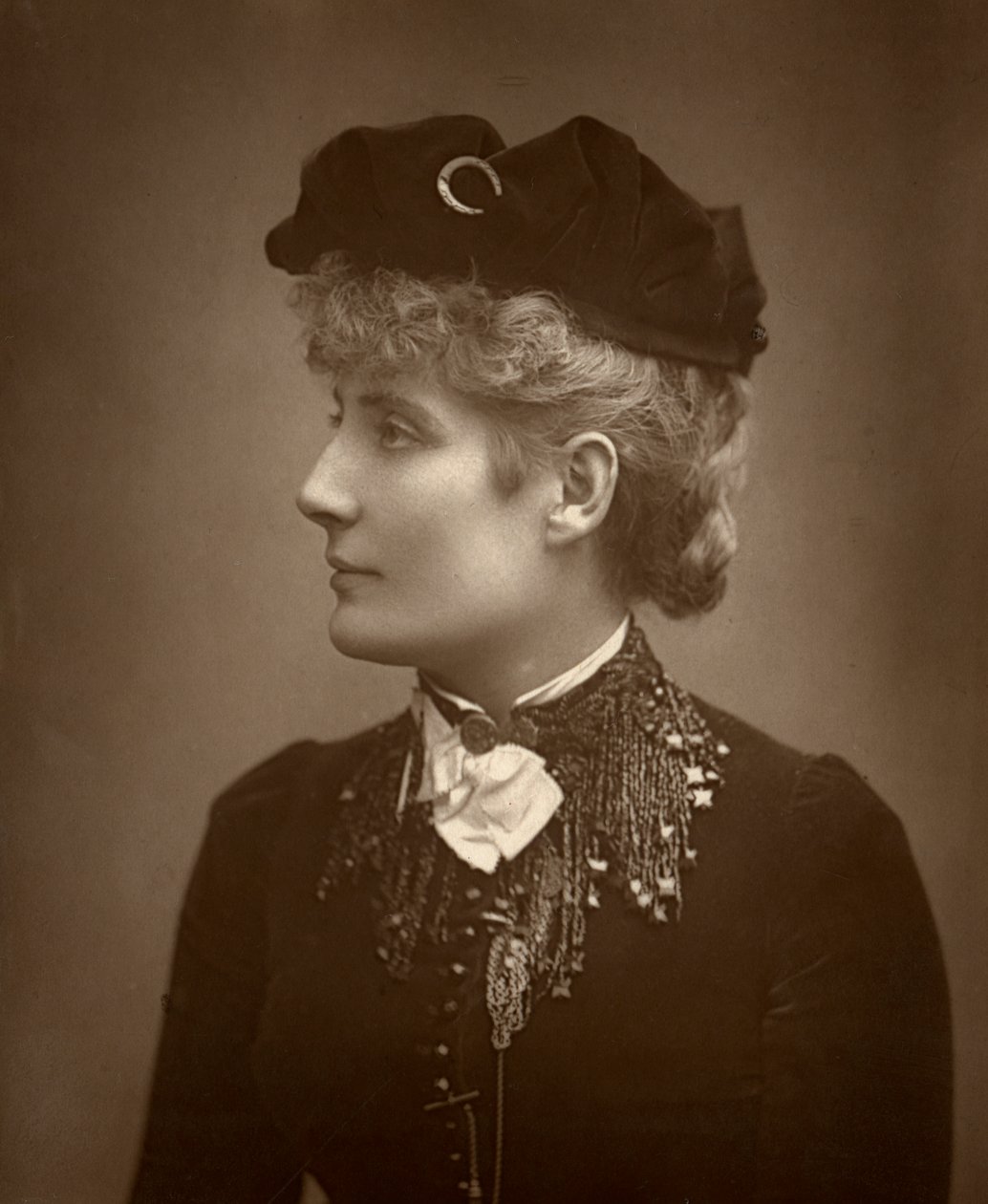 Harriett Jay, britische Autorin und Dramatikerin, 1888 von Ernest Barraud