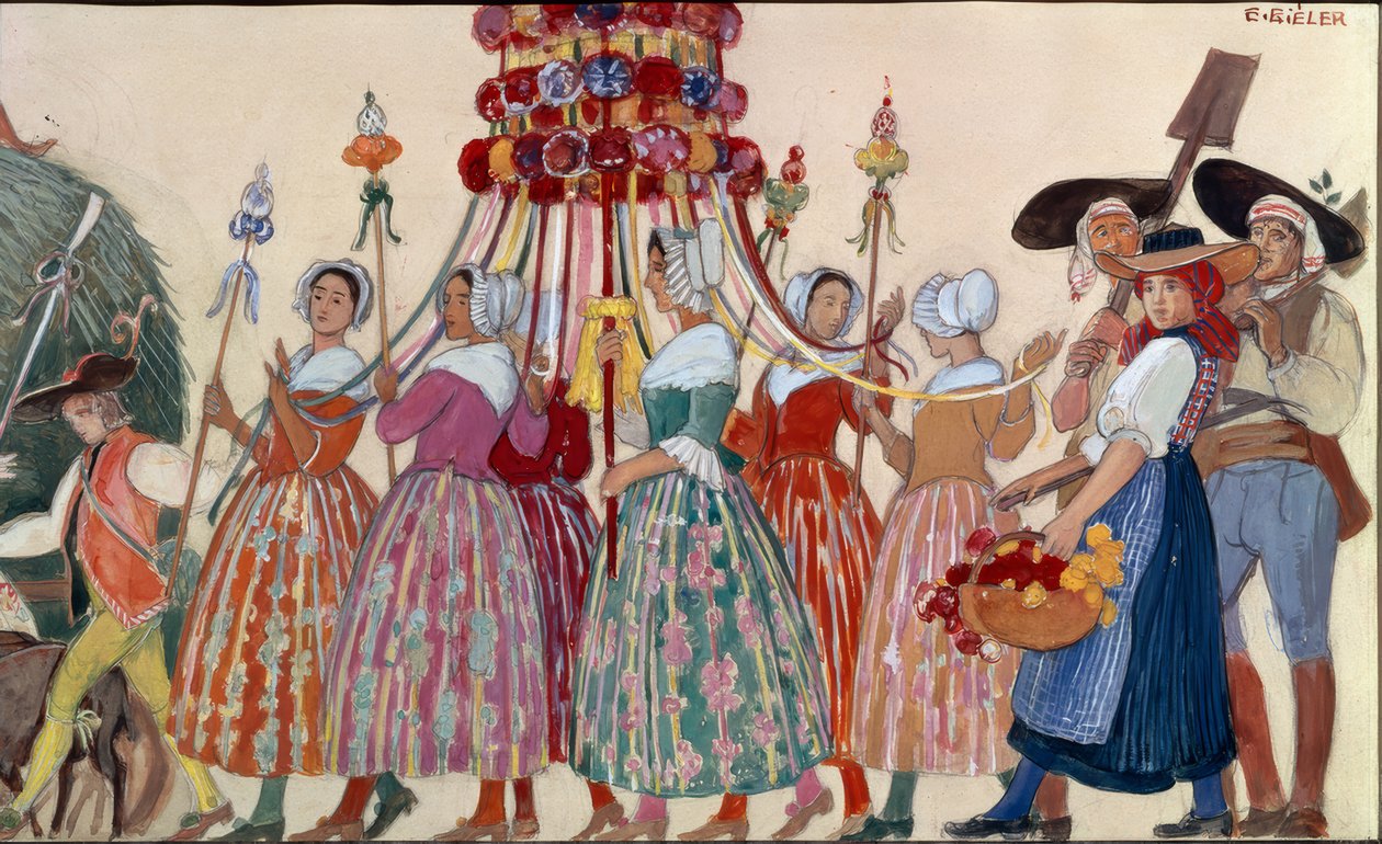 Festzug, Der Heuwagen von Ernest Bieler