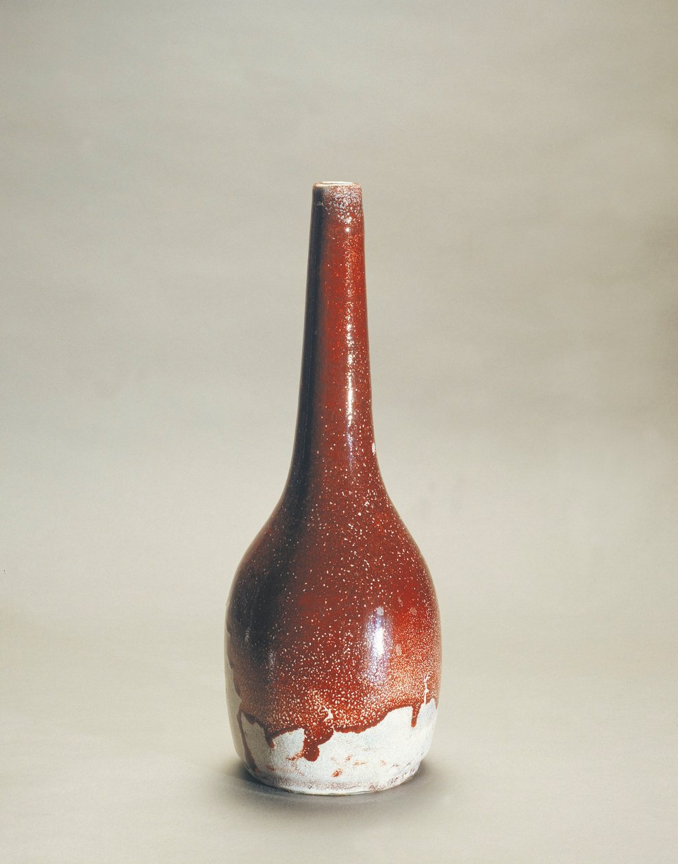 Porzellanvase mit Flambé-Emaille von Ernest Chaplet von Ernest Chaplet