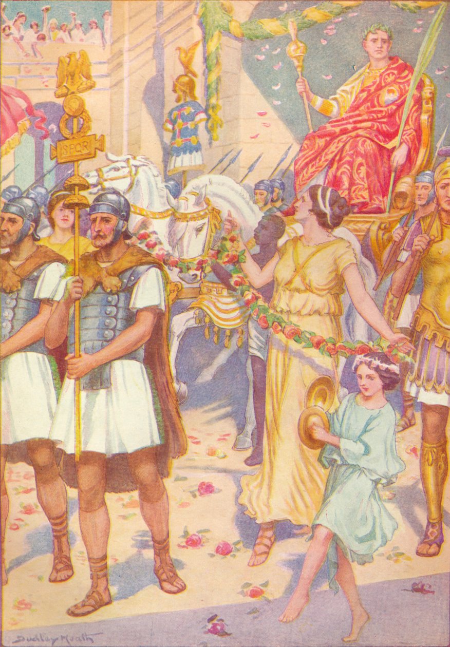 Sein Fortschritt war wie der eines Königs, ca. 1912 von Ernest Dudley Heath