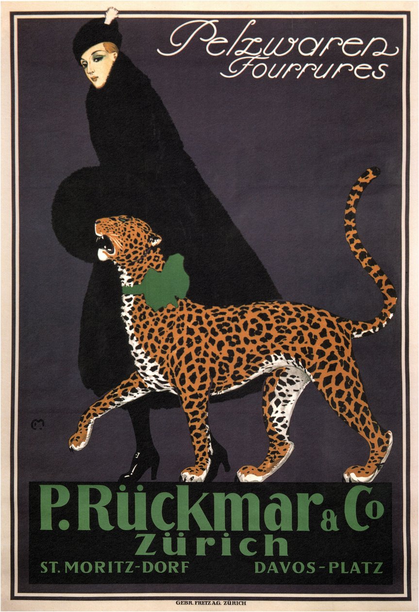 Pelzwaren P. Rückmar & Co, um 1910 von Ernest Montaut