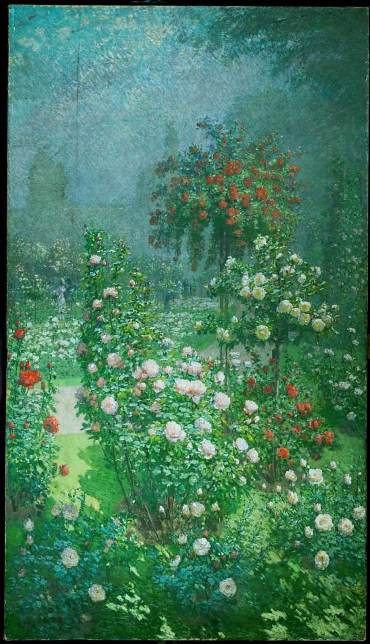 Rosen, dekoratives Paneel von Ernest Quost