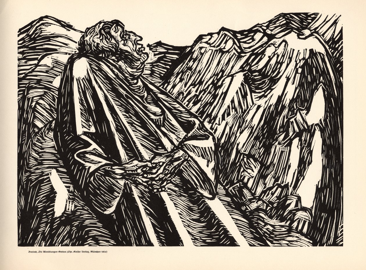 Die Wandlungen Gottes - 6 - Die Felsen von Ernst Barlach