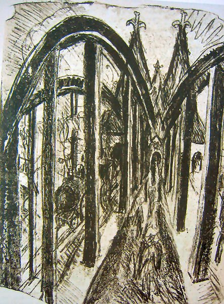 Rheinbrücke in Köln von Ernst Ludwig Kirchner