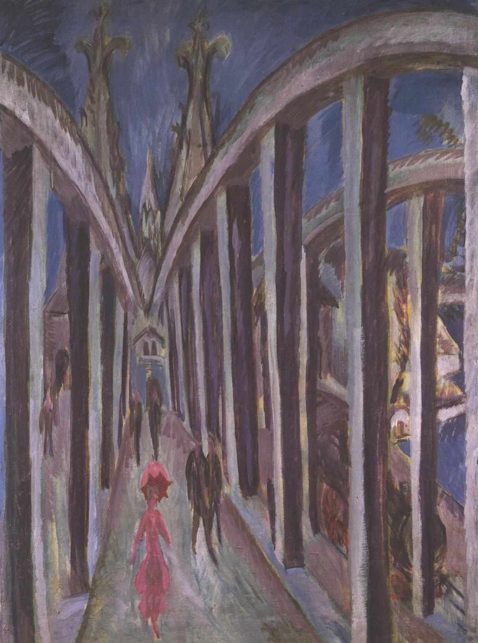 Rheinsbrücke von Ernst Ludwig Kirchner