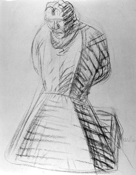 Ein betender Mönch von Ernst Barlach