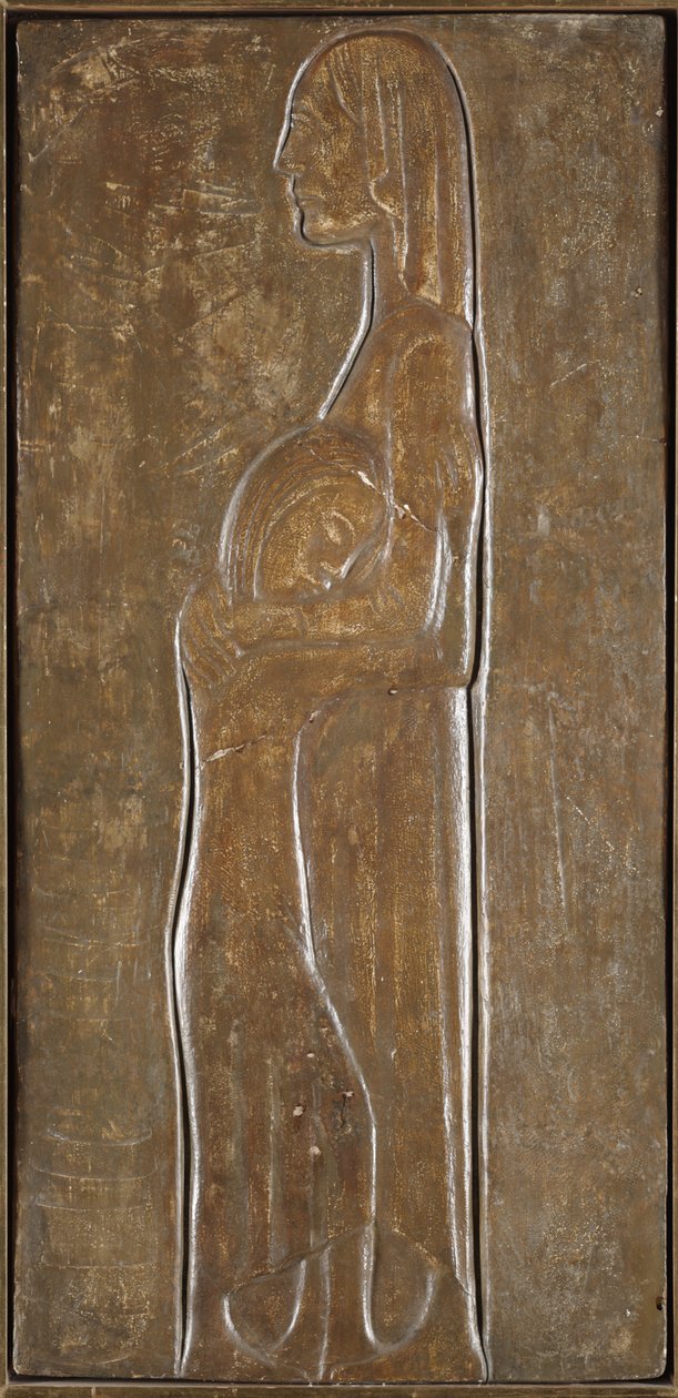 Witwe und Tochter: Studie für das Denkmal für die Toten des Ersten Weltkriegs von Ernst Barlach