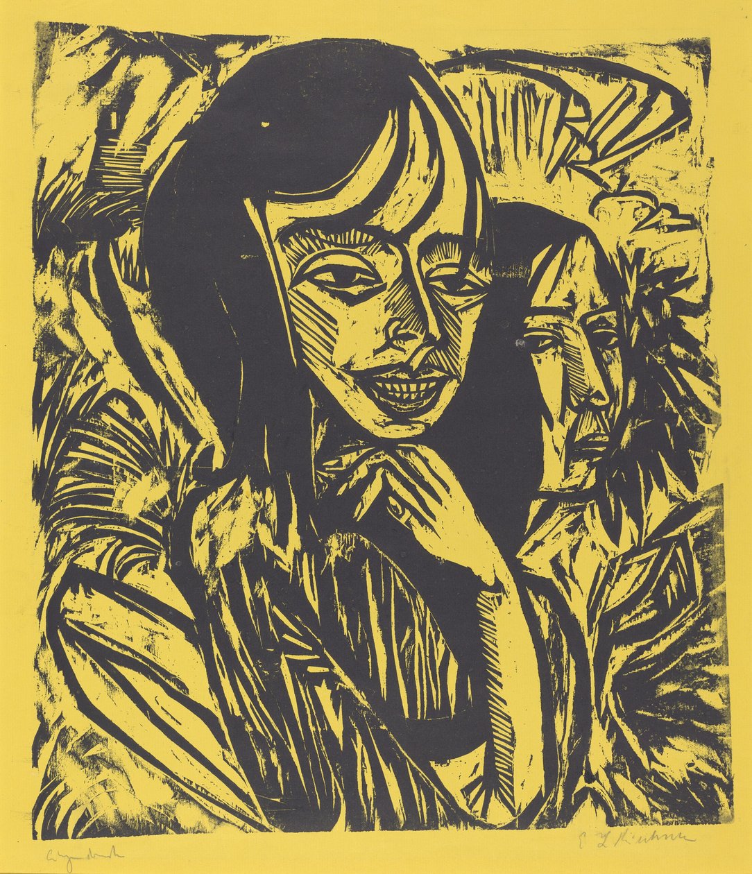 Fehmarn Mädchen, 1913 von Ernst Ludwig Kirchner
