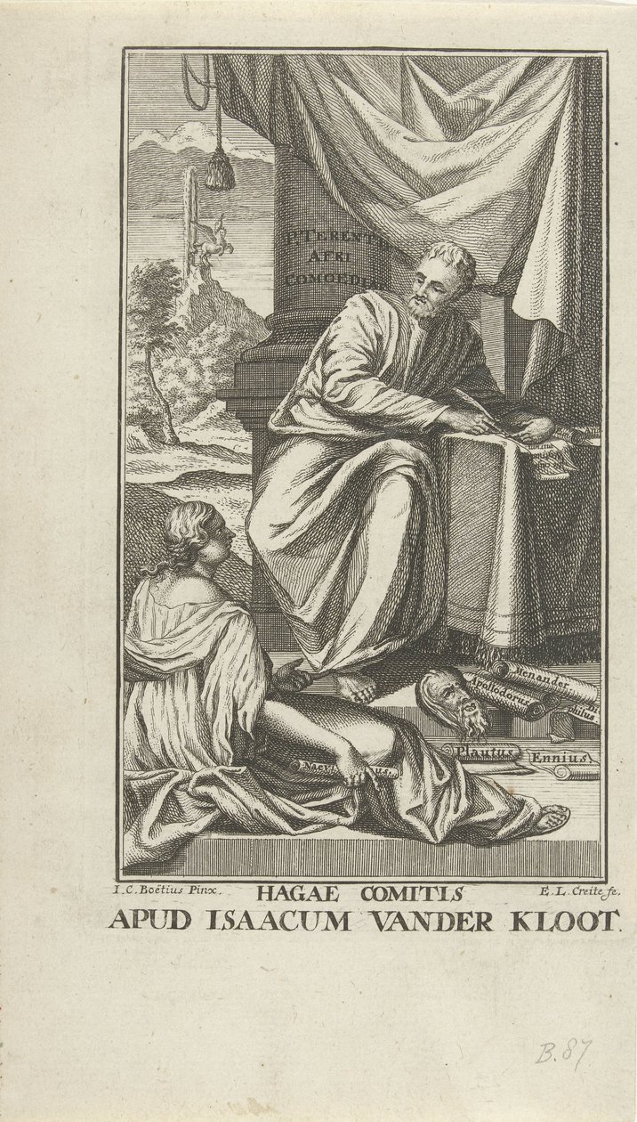 Titelblatt für Comedia für Terentius von Ernst Ludwig Creite