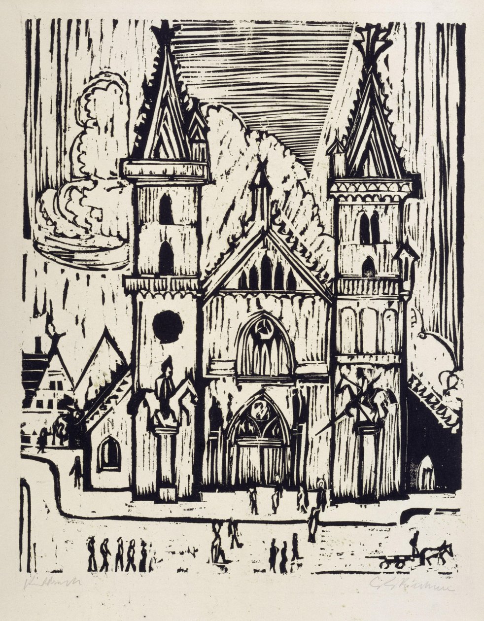 Basler Münster von Ernst Ludwig Kirchner