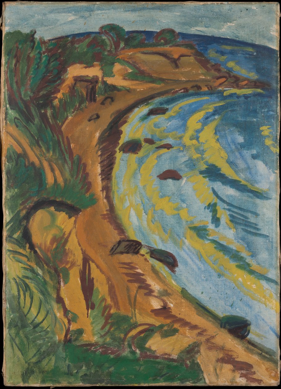 Bucht an der Küste von Fehmarn von Ernst Ludwig Kirchner