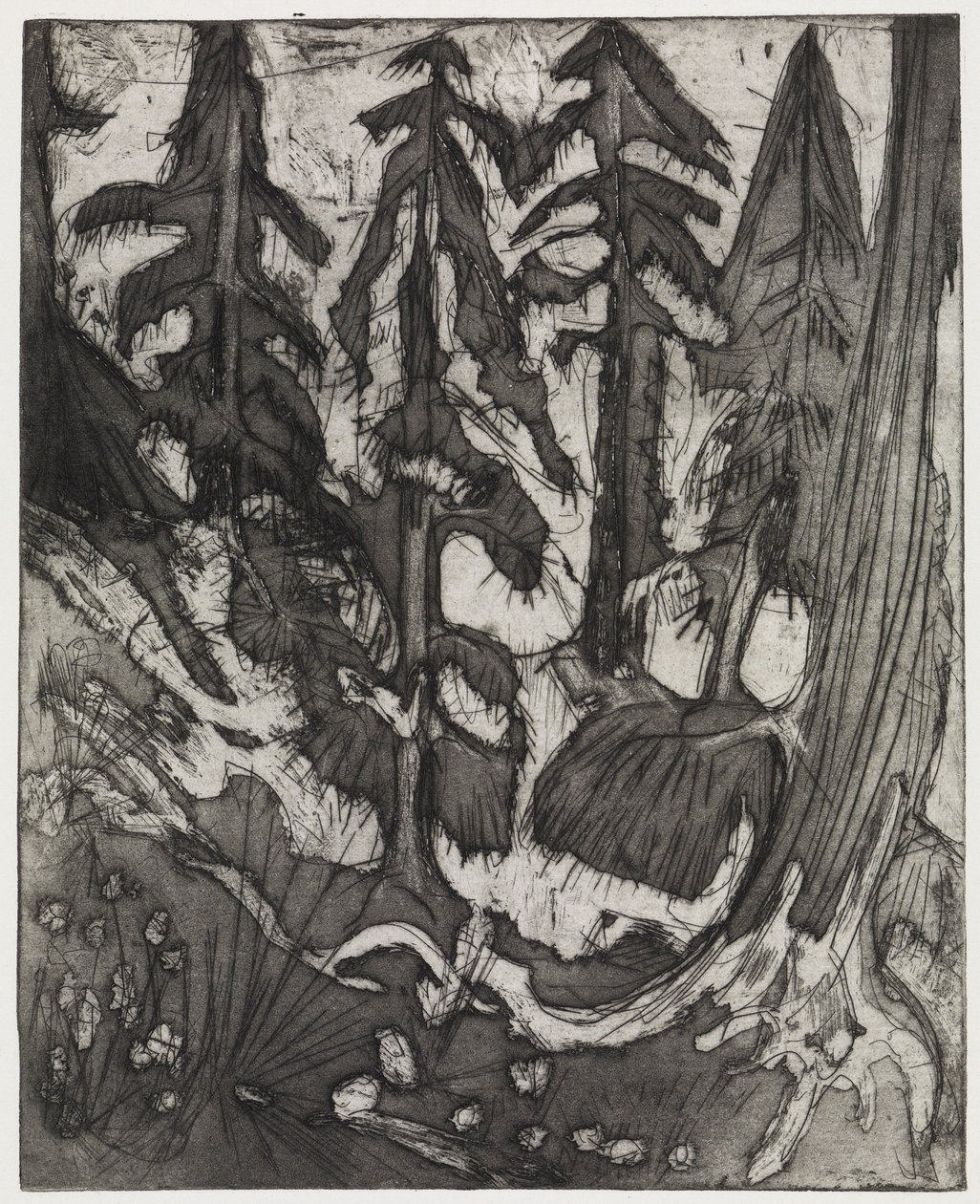 Bergwald von Ernst Ludwig Kirchner