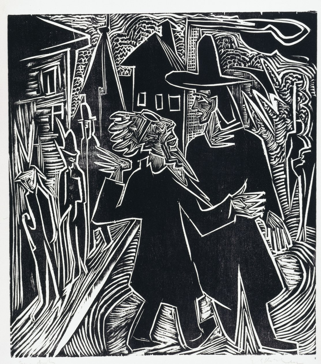 David und Absalom von Ernst Ludwig Kirchner
