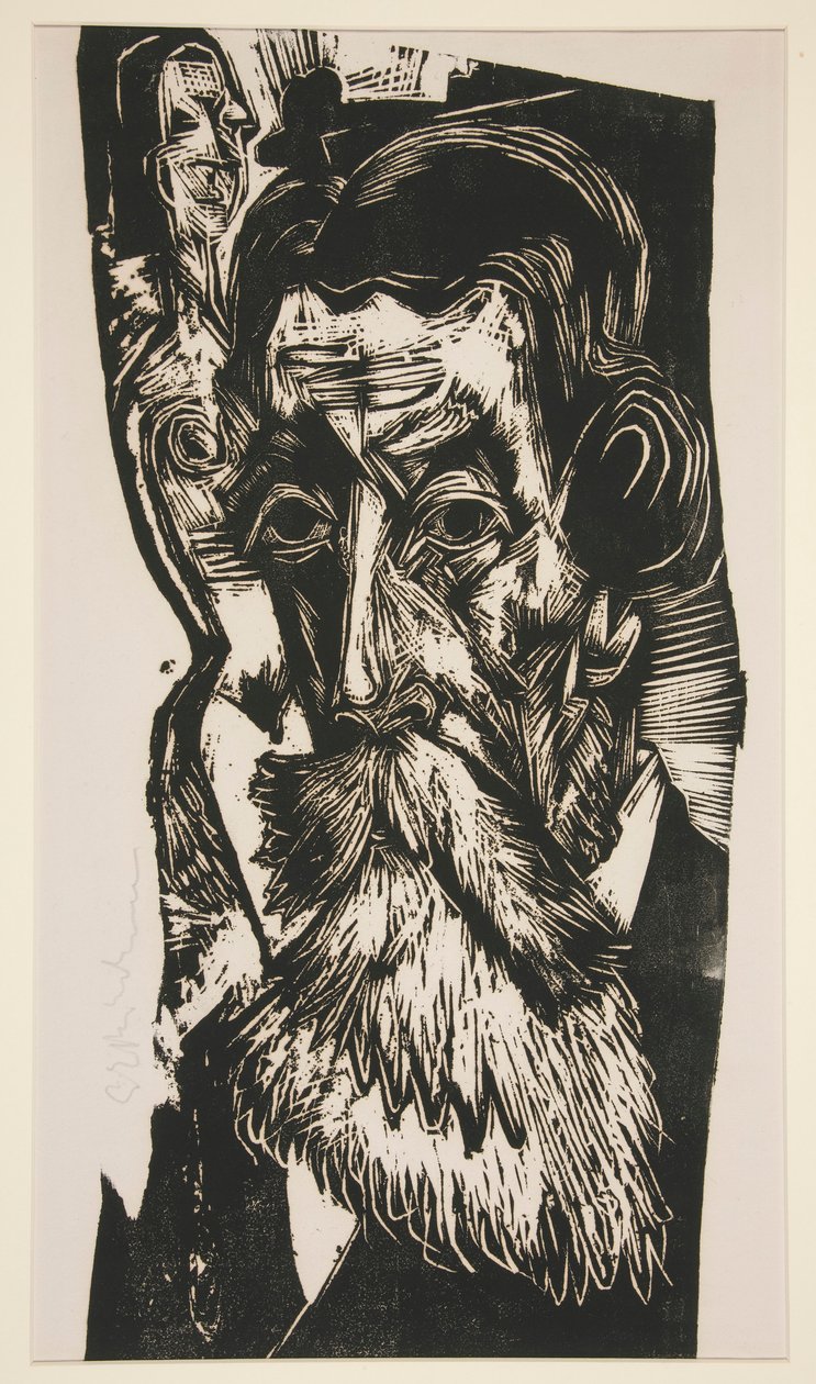 Porträt von Ludwig Schames von Ernst Ludwig Kirchner