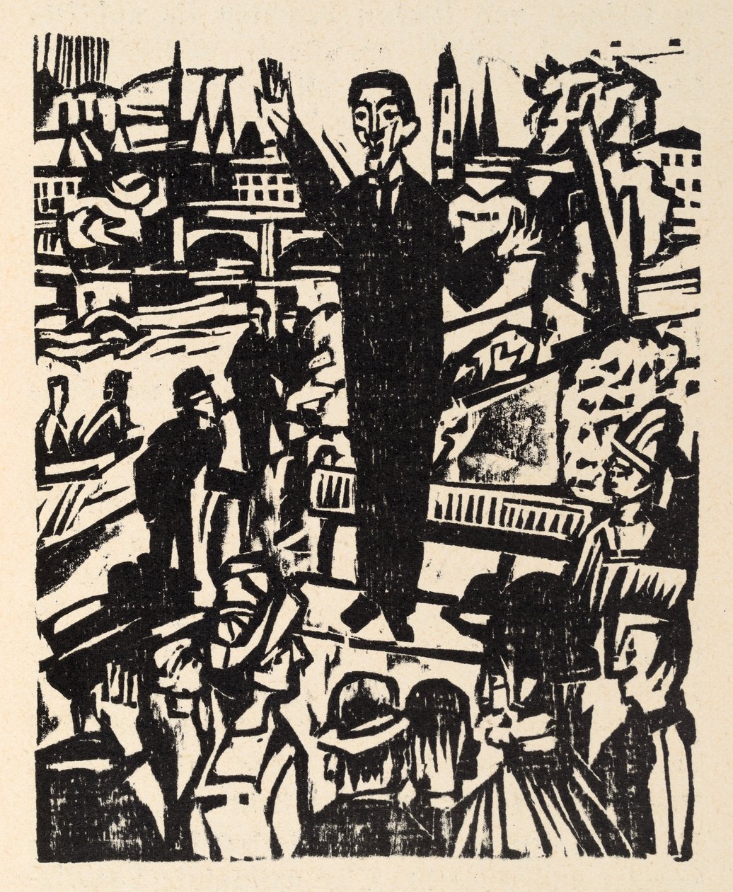 Neben der Heerstraße. Erzählungen von Jakob Bosshart. Der Friedensapostel - Der Redner von Ernst Ludwig Kirchner