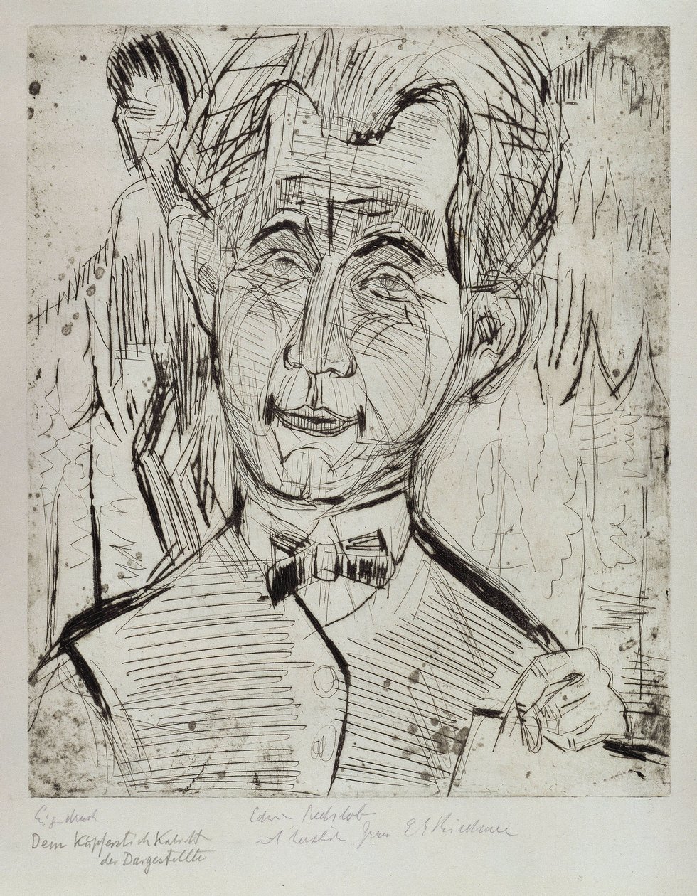Porträt Dr. Redslob von Ernst Ludwig Kirchner