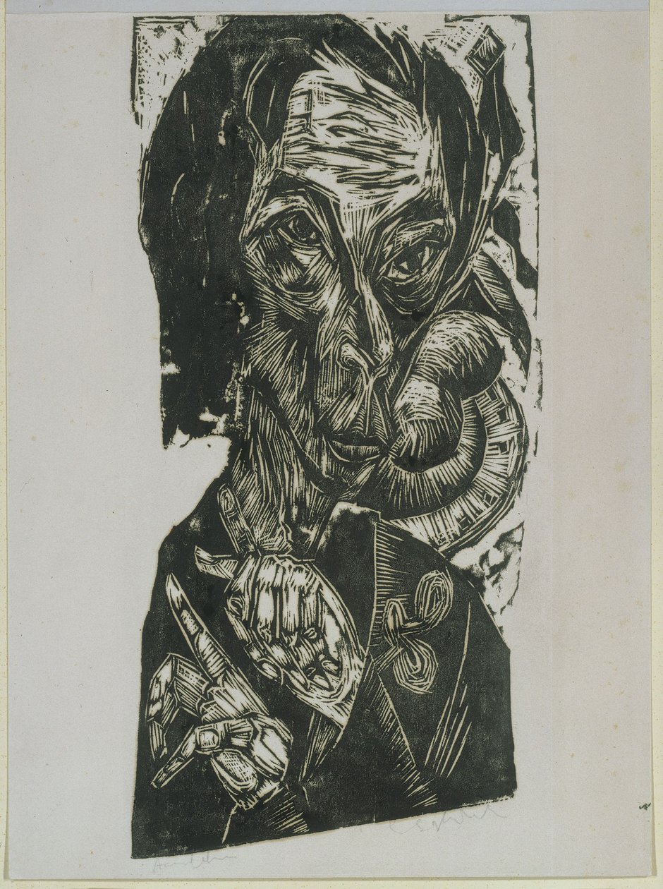 Selbstbildnis von Ernst Ludwig Kirchner