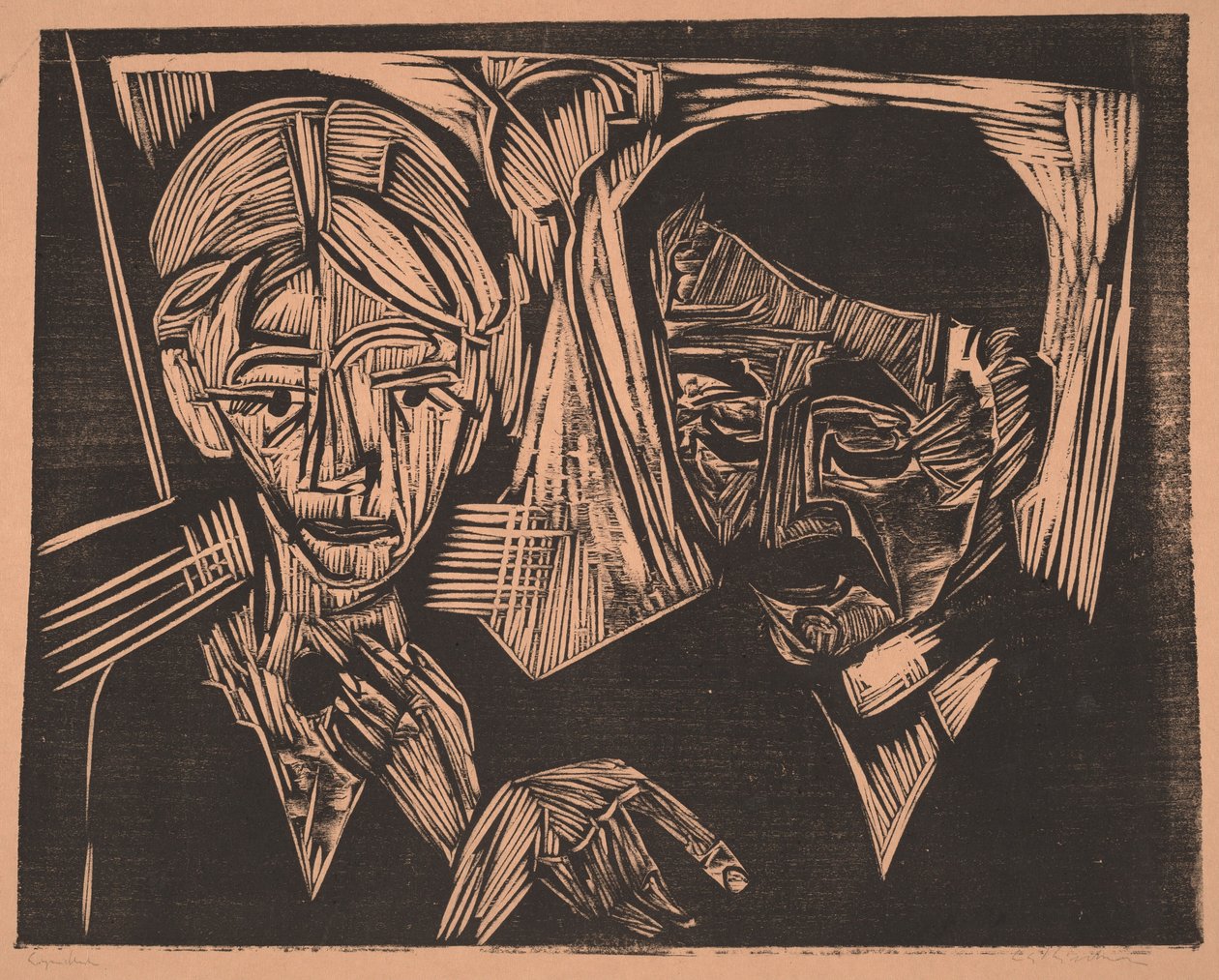 Das Ehepaar Müller von Ernst Ludwig Kirchner