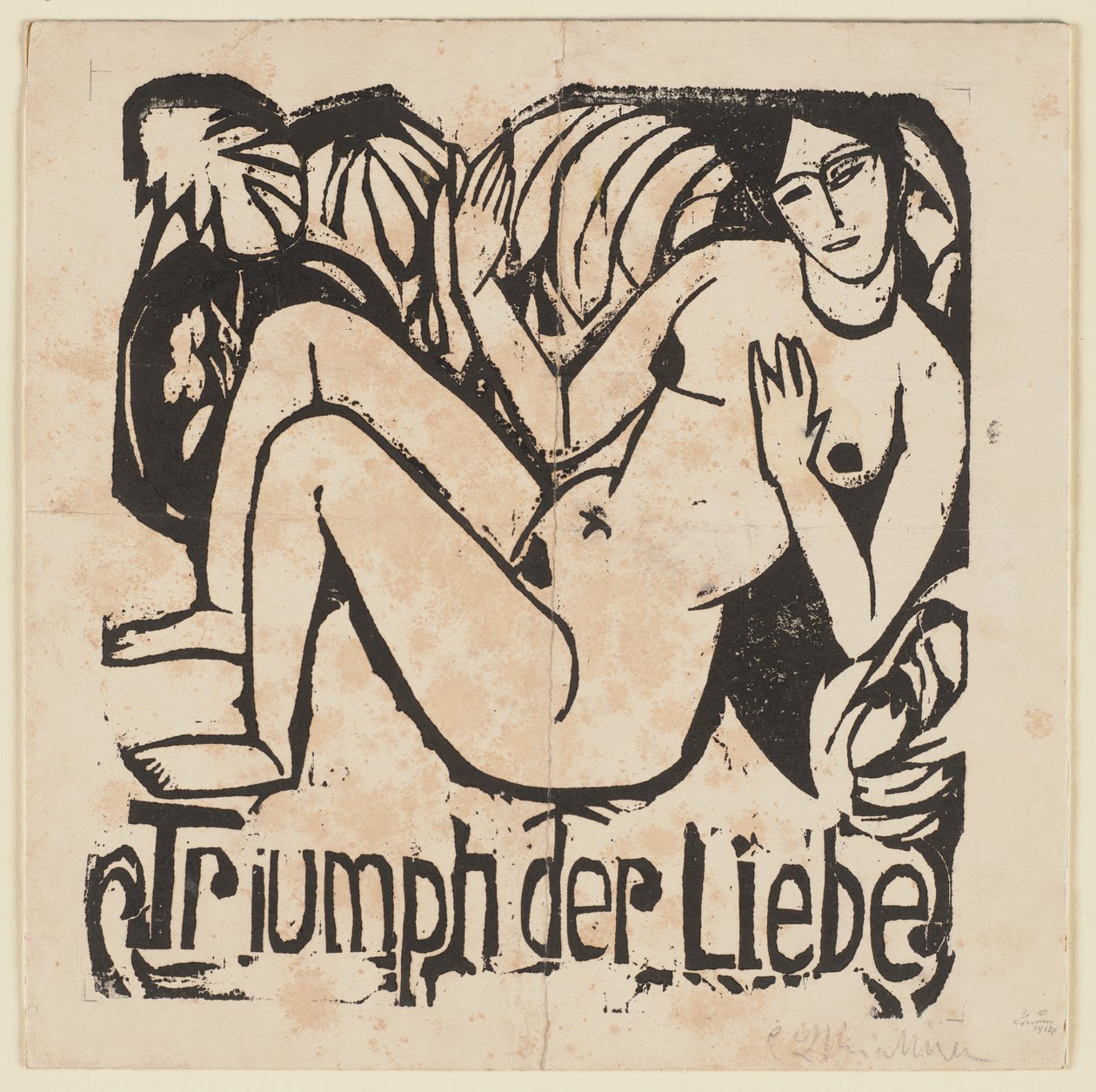 Triumph der Liebe von Ernst Ludwig Kirchner