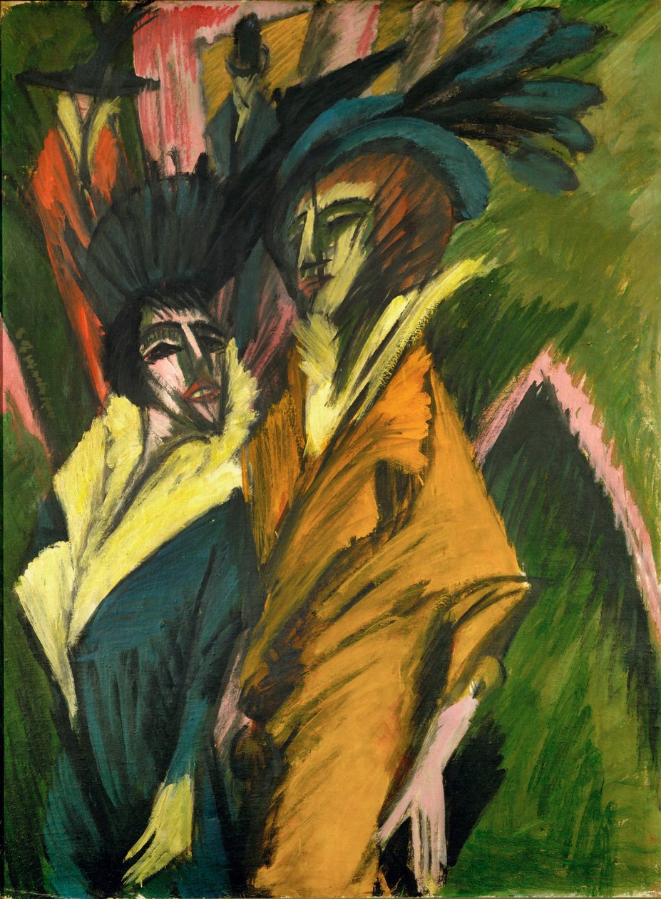 Zwei Frauen von Ernst Ludwig Kirchner