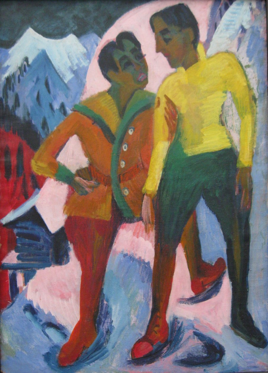 Zwei Brüder von Ernst Ludwig Kirchner