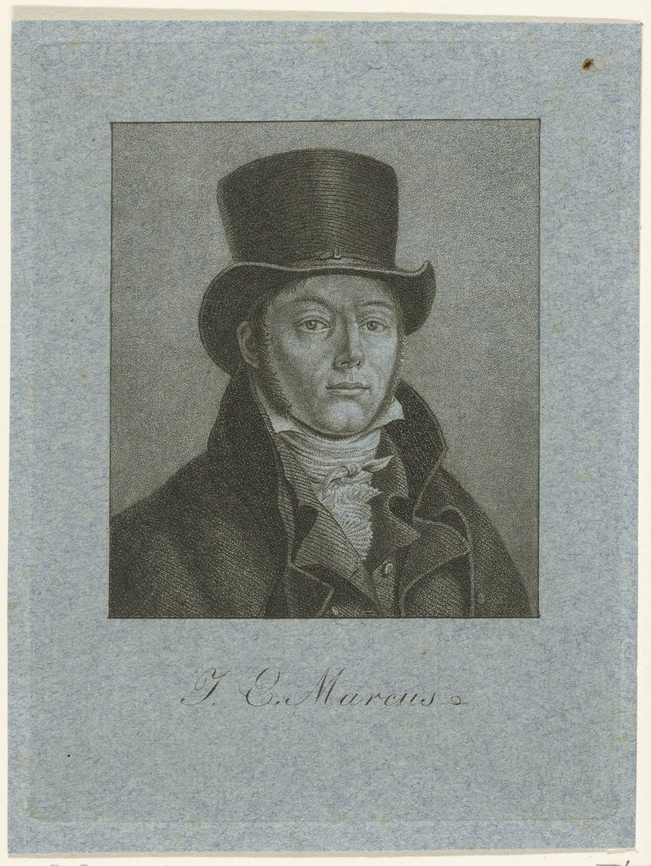 Porträt von Jacob Ernst Marcus von Ernst Willem Jan Bagelaar