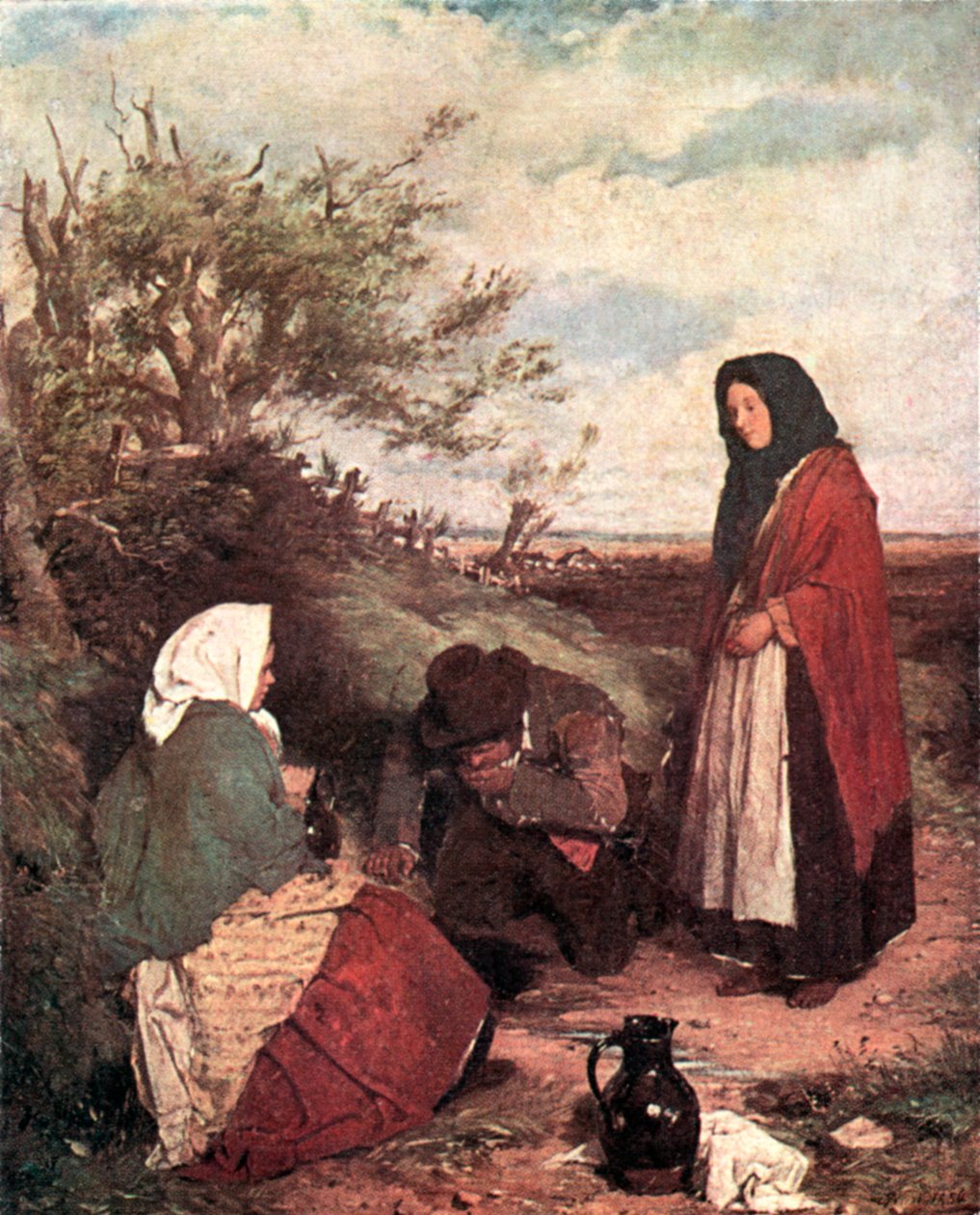 Zigeuner auf der Straße von Erskine Nicol