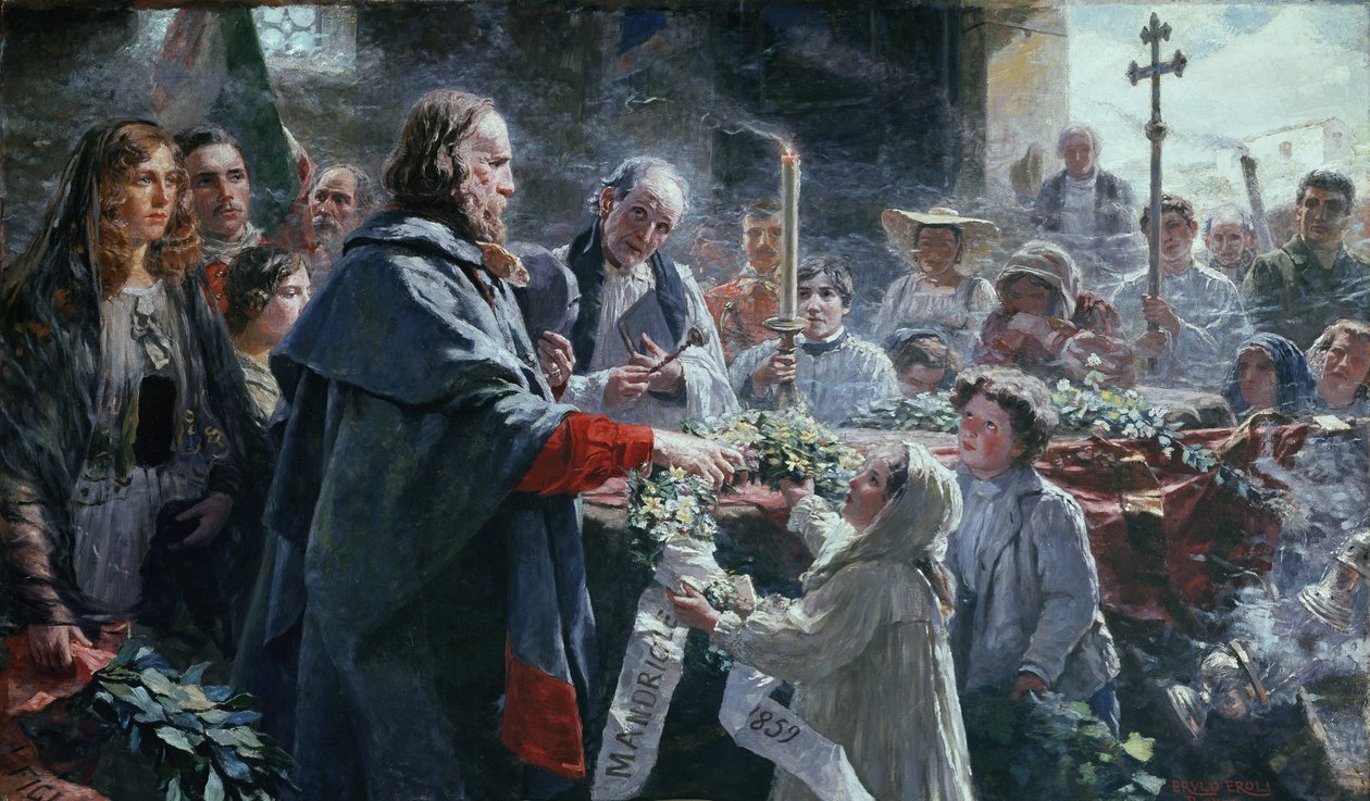 Giuseppe Garibaldi: "An Anita zehn Jahre später" von Erulo Eroli